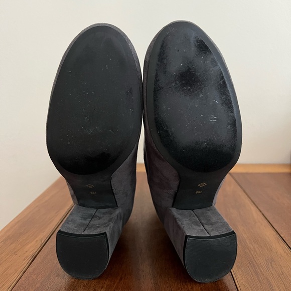 Halogen - Grey Suede Sock Booties - Size 8 - Picture 7 of 8